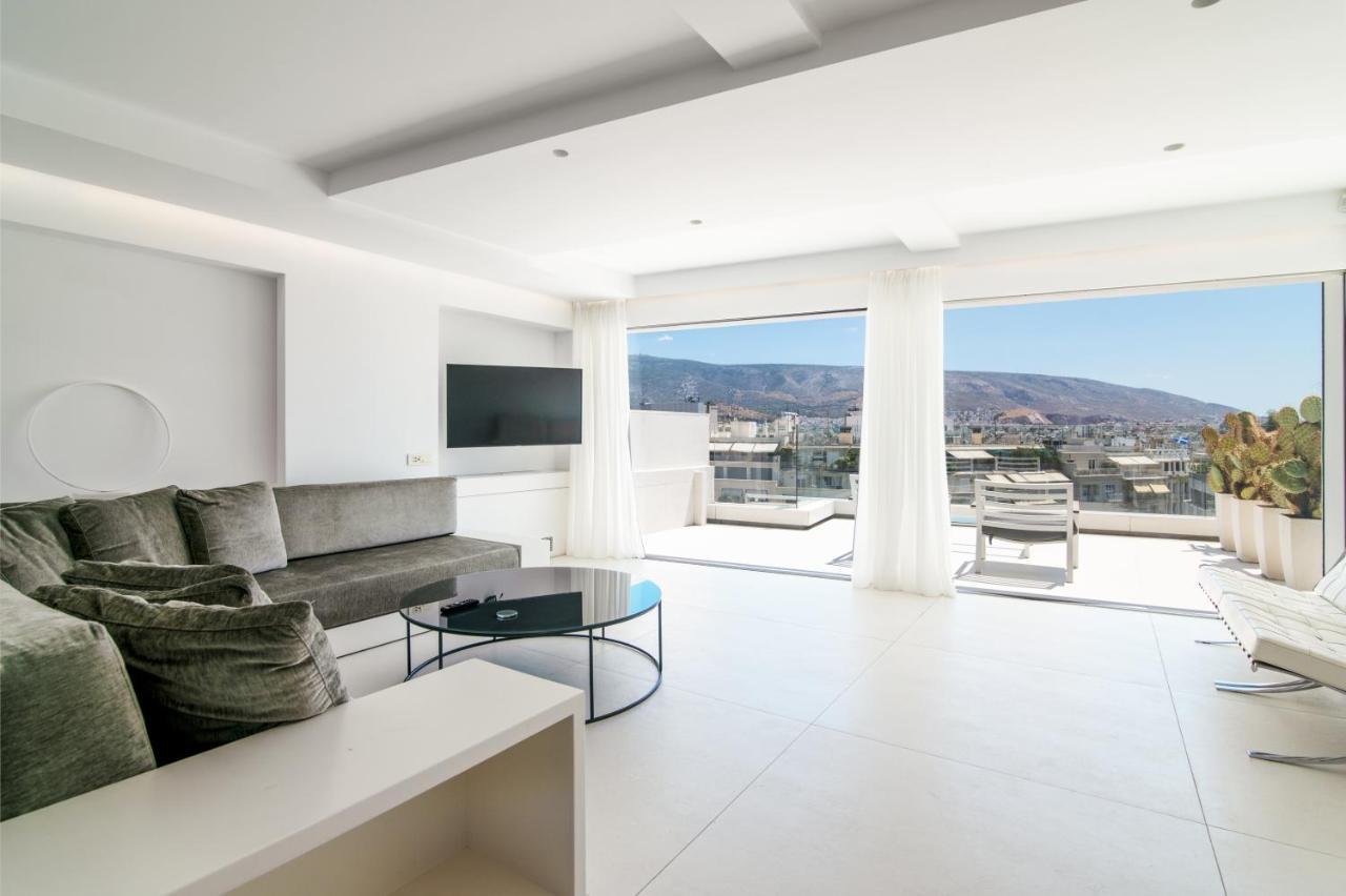 Апартаменты Kolonaki Square Panorama Penthouse Афины Экстерьер фото