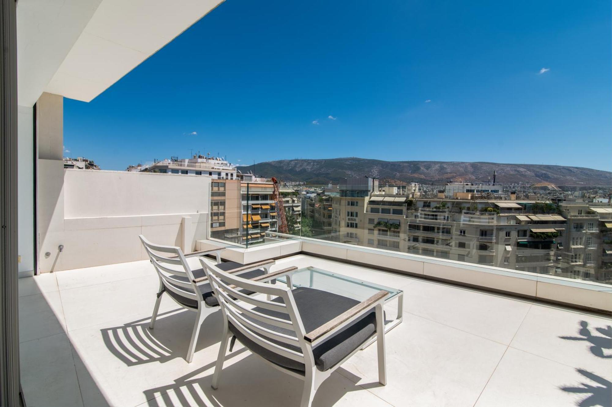 Апартаменты Kolonaki Square Panorama Penthouse Афины Экстерьер фото